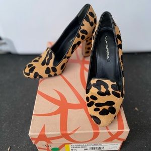 Via Spiga Leopard Heels Size 5.5